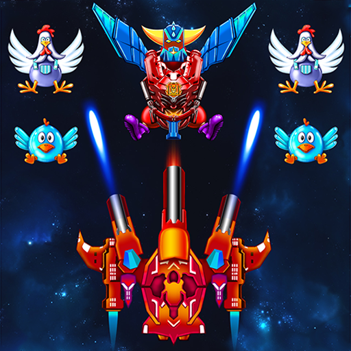 Chicken Shooter Galaxy Attack APK MOD Monnaie Illimites Astuce