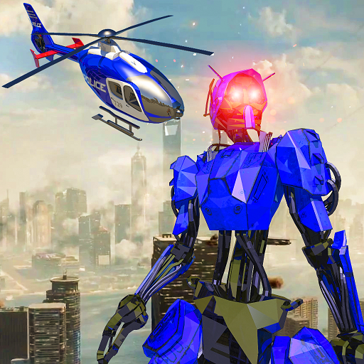 Police War Robot Superhero Jeux de robots volants APK MOD ressources Illimites Astuce
