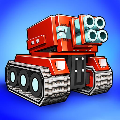 Blocky Cars – jeux de tank tank wars APK MOD Pices de Monnaie Illimites Astuce