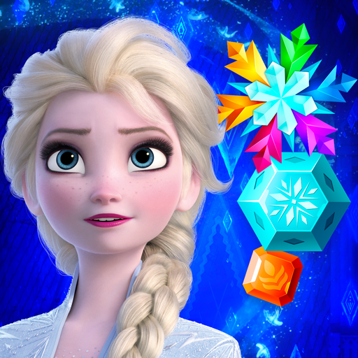 Les aventures Disney Frozen un nouveau match 3 APK MOD Pices Illimites Astuce
